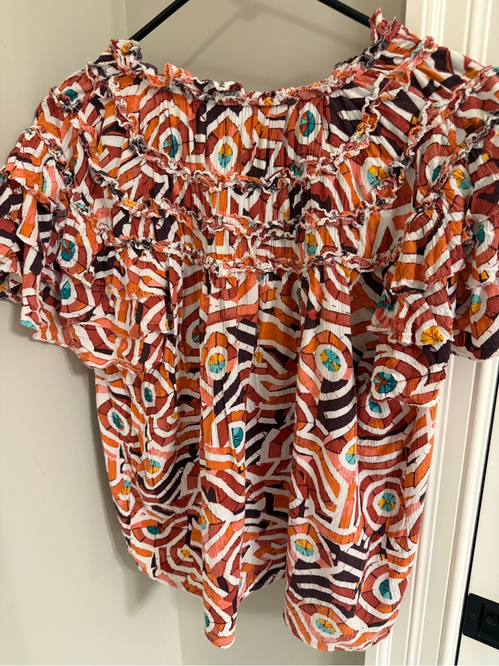 Anthropologie Ruffle Top - Picture 9 of 9
